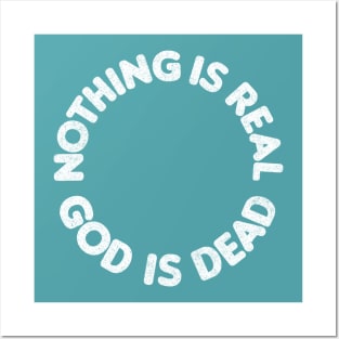 Nothing Is Real // 80s Nihilist Design Posters and Art